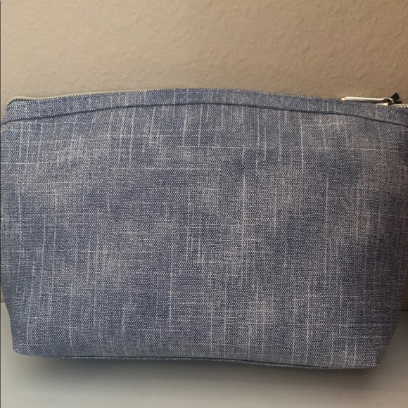 Bebe Denim-Style Blue Pouch - Picture 3 of 5